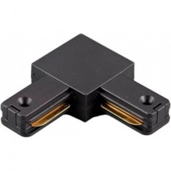 Угловой коннектор (соединитель) ECOLA TRC3 для шинопровода черный